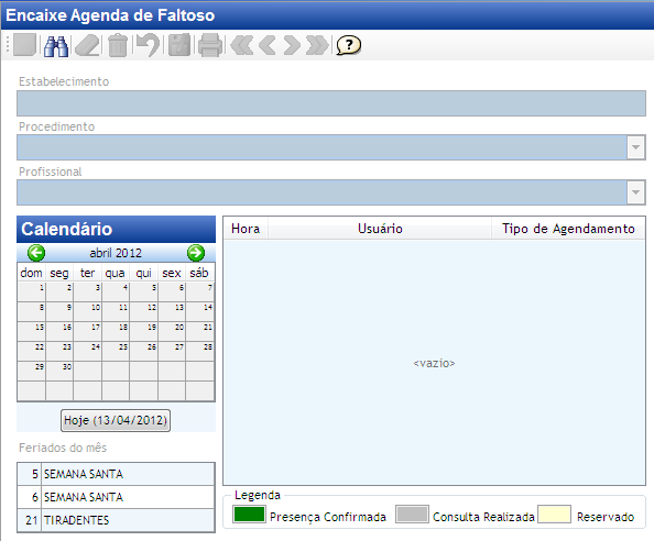 Impressão Agenda