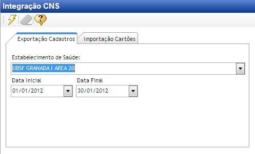 Cadastro de Itens