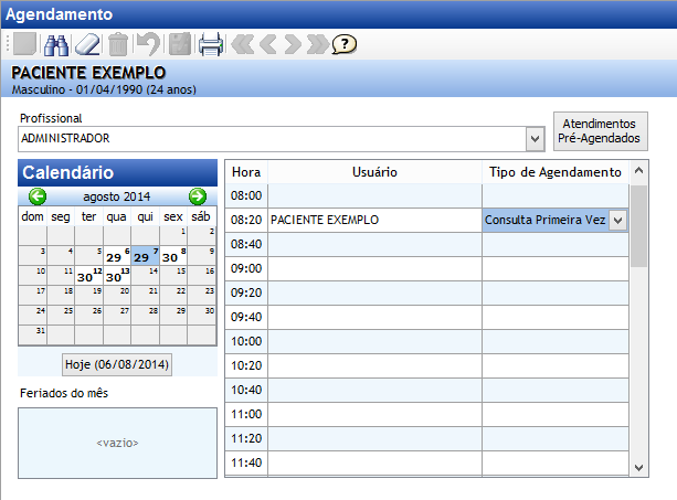 Agendamento