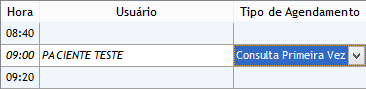 Agendamento em Italico
