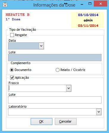 Aplicação de Vacina