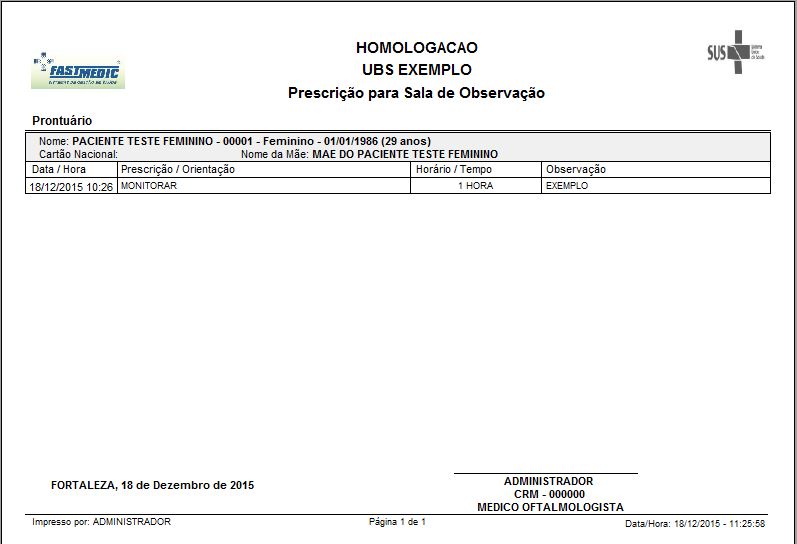 Encaminhamento para Leitos de Observação