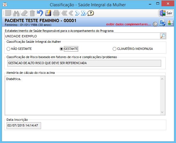 Programa de saúde da mulher
