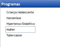 Programa de saúde da mulher