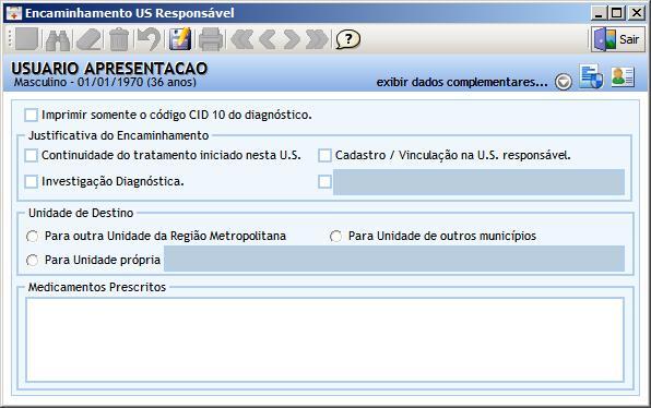 Encaminhamento para US Responsável