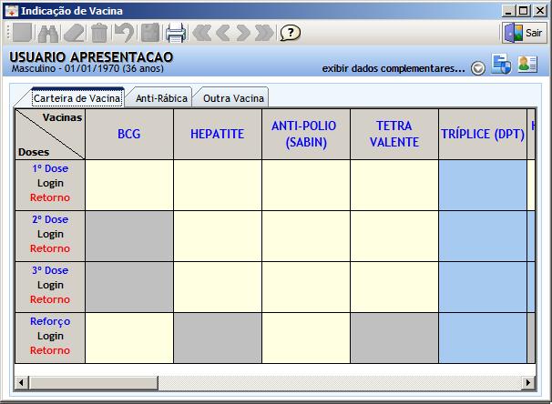 Indicação de Vacina