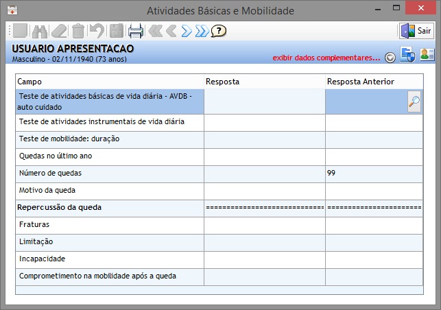 Atividade Básicas e Mobilidade