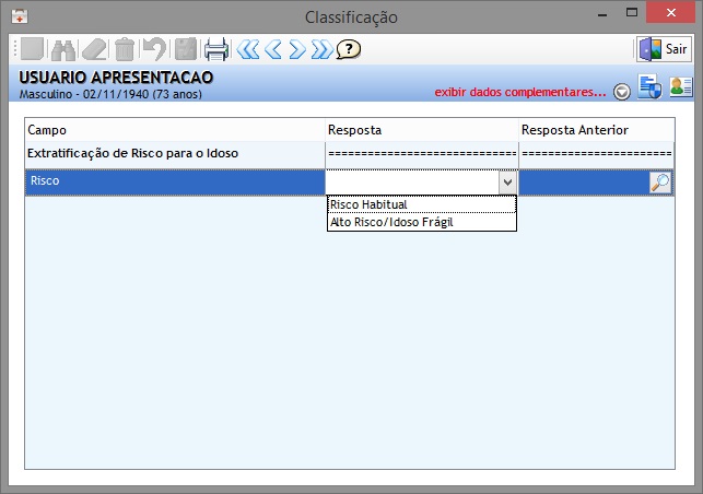 Classificação