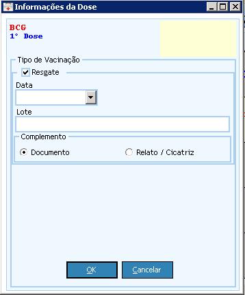 Resgate de Vacina